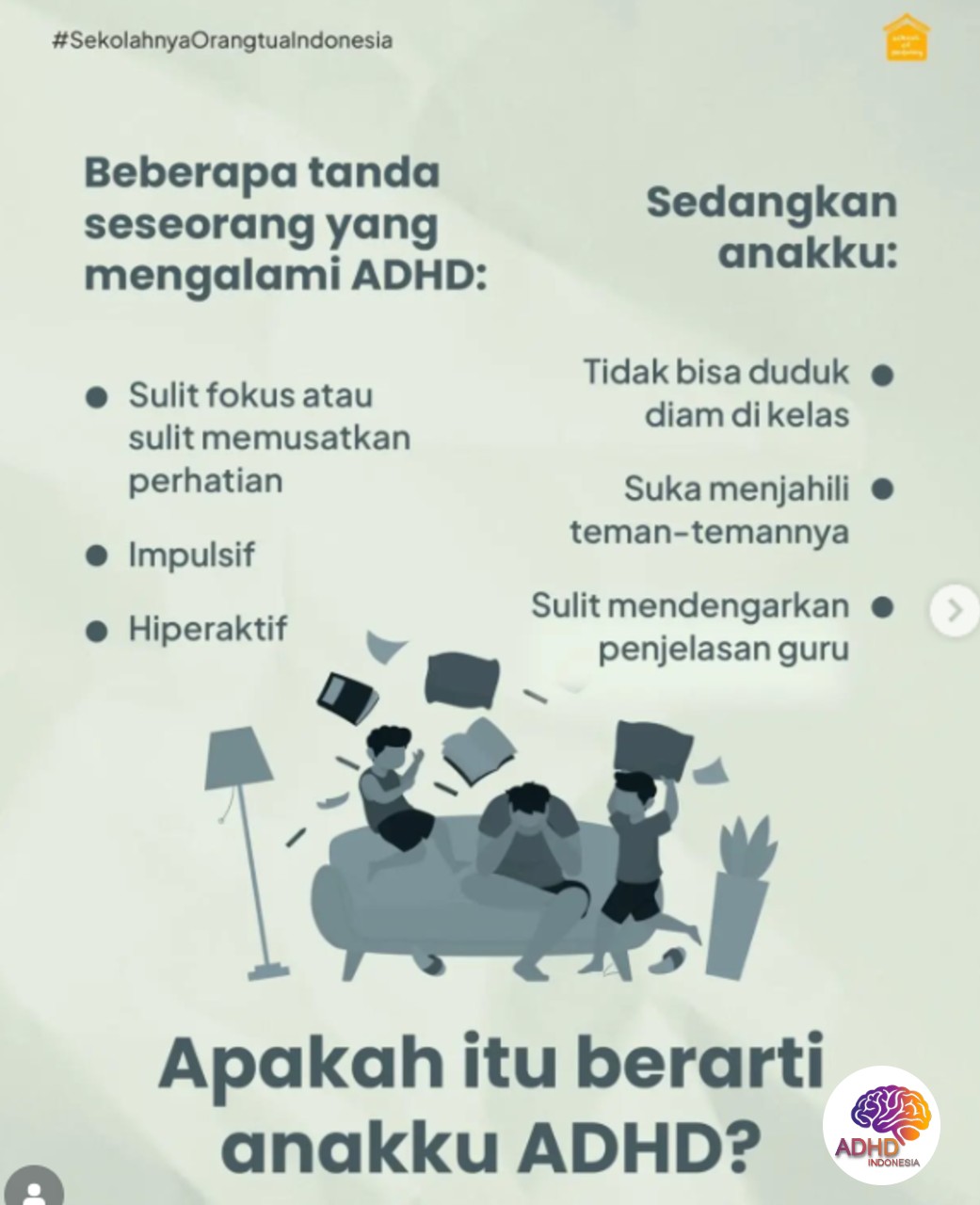 Ciri dan Gejala ADHD pada Anak Usia Dini di Kabupaten Tanggamus